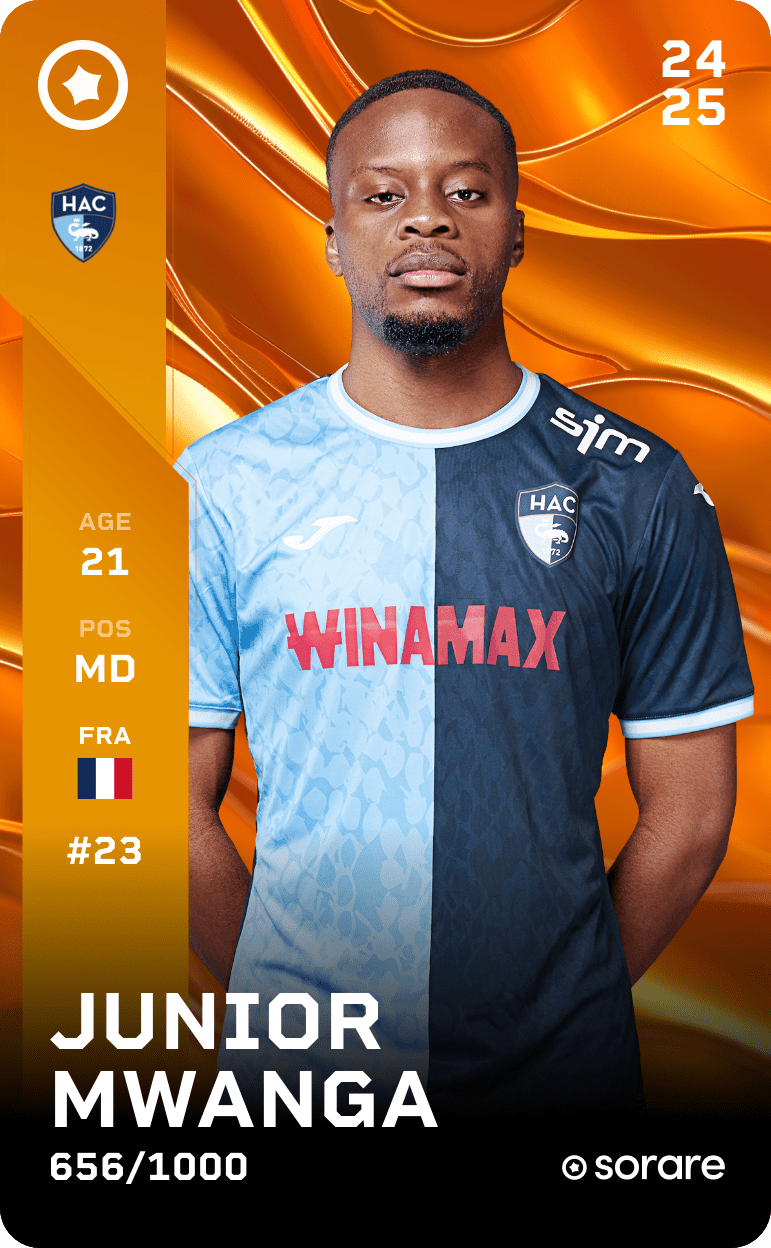 Junior Mwanga 2024-25 • Limited 656/1000