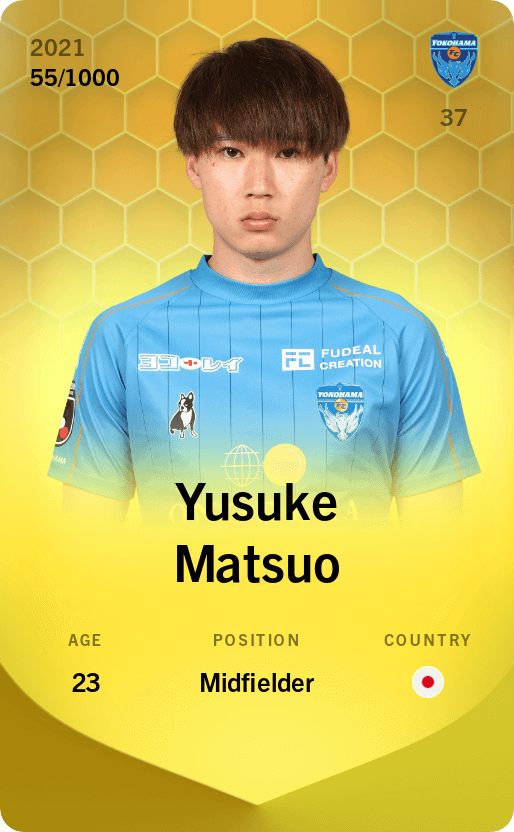 Yusuke Matsuo 2021-22 • Limited 55/1000