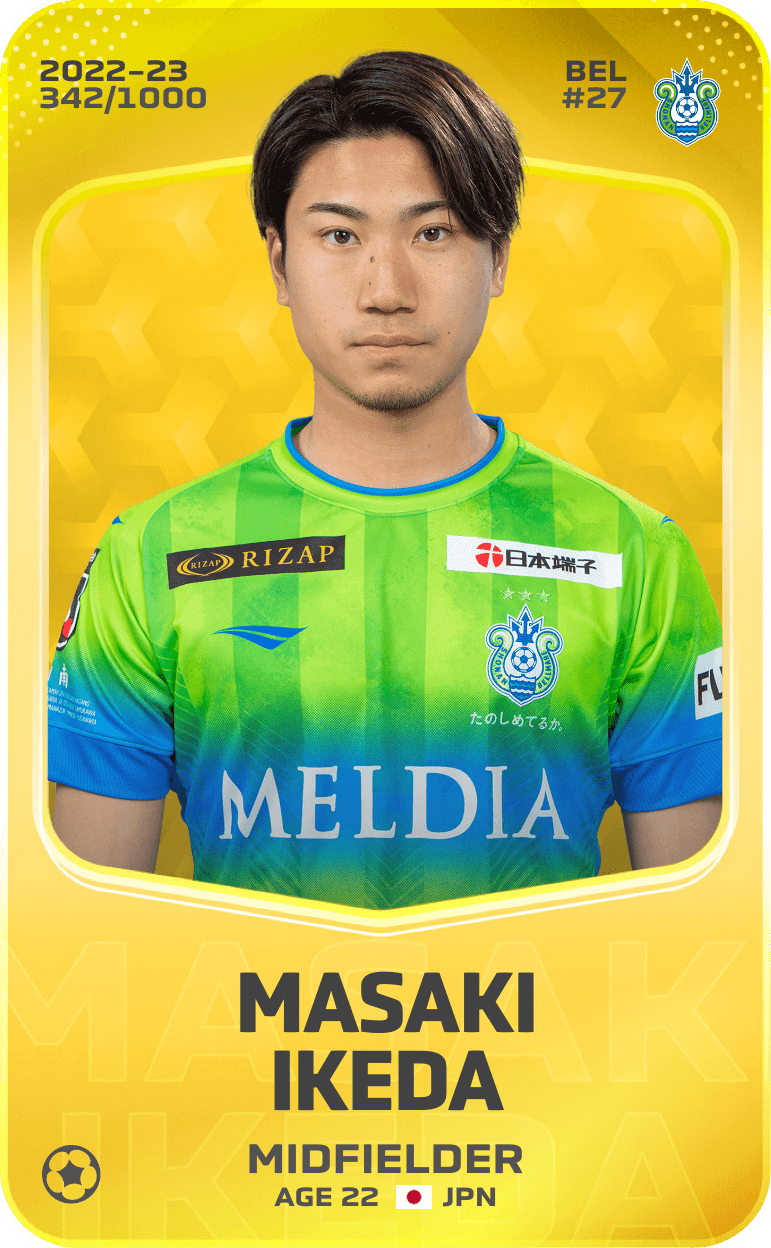 Masaki Ikeda 2022-23 • Limited 342/1000