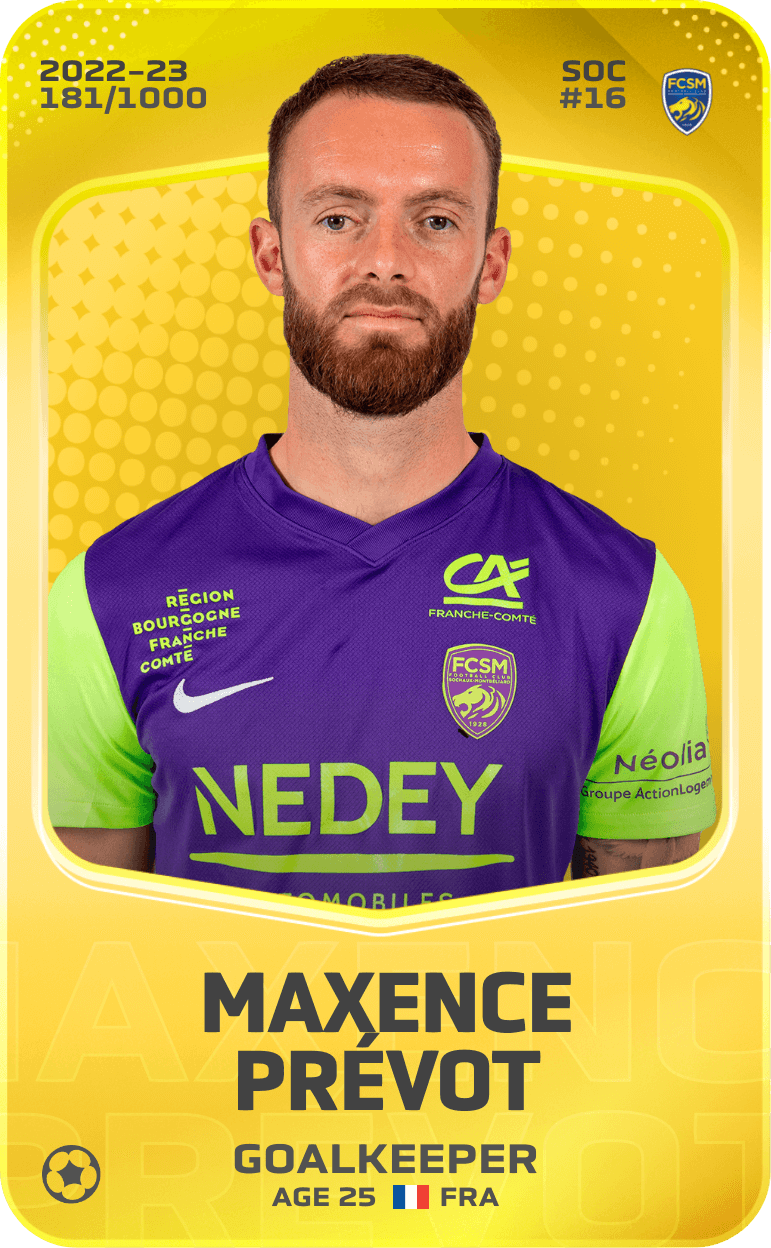 Maxence Prévot 2022-23 • Limited 181/1000