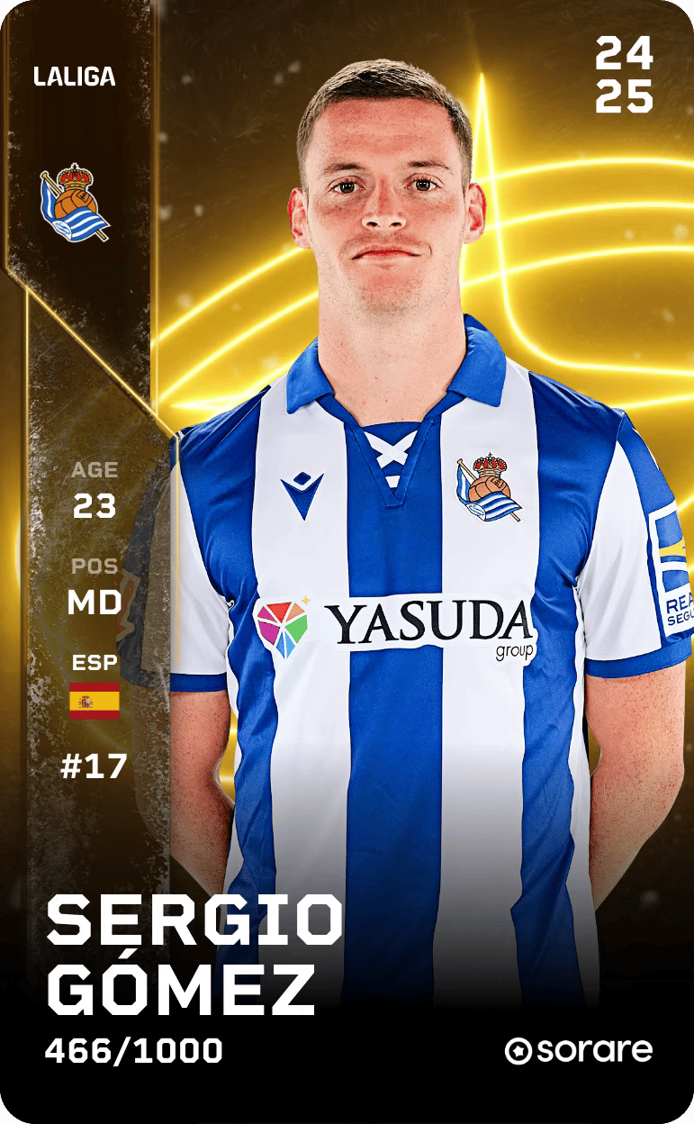 Sergio Gómez 2024-25 • Limited 466/1000