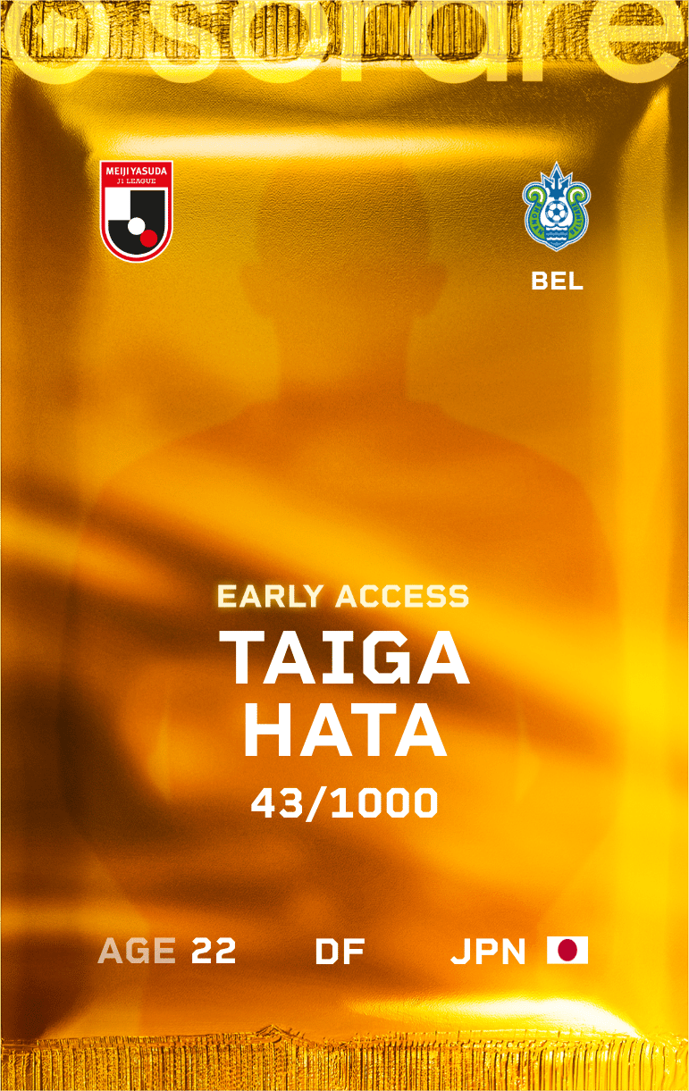 Taiga Hata 2025-26 • Limited 43/1000