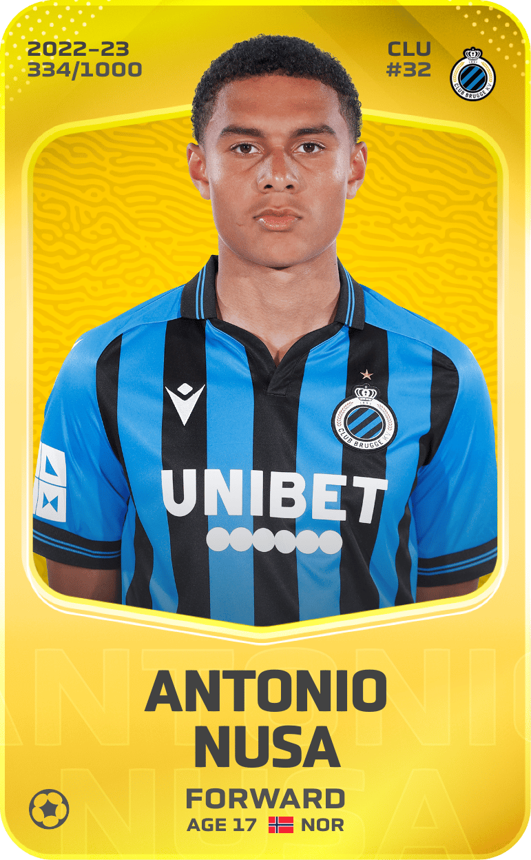 Antonio Nusa 2022-23 • Limited 334/1000