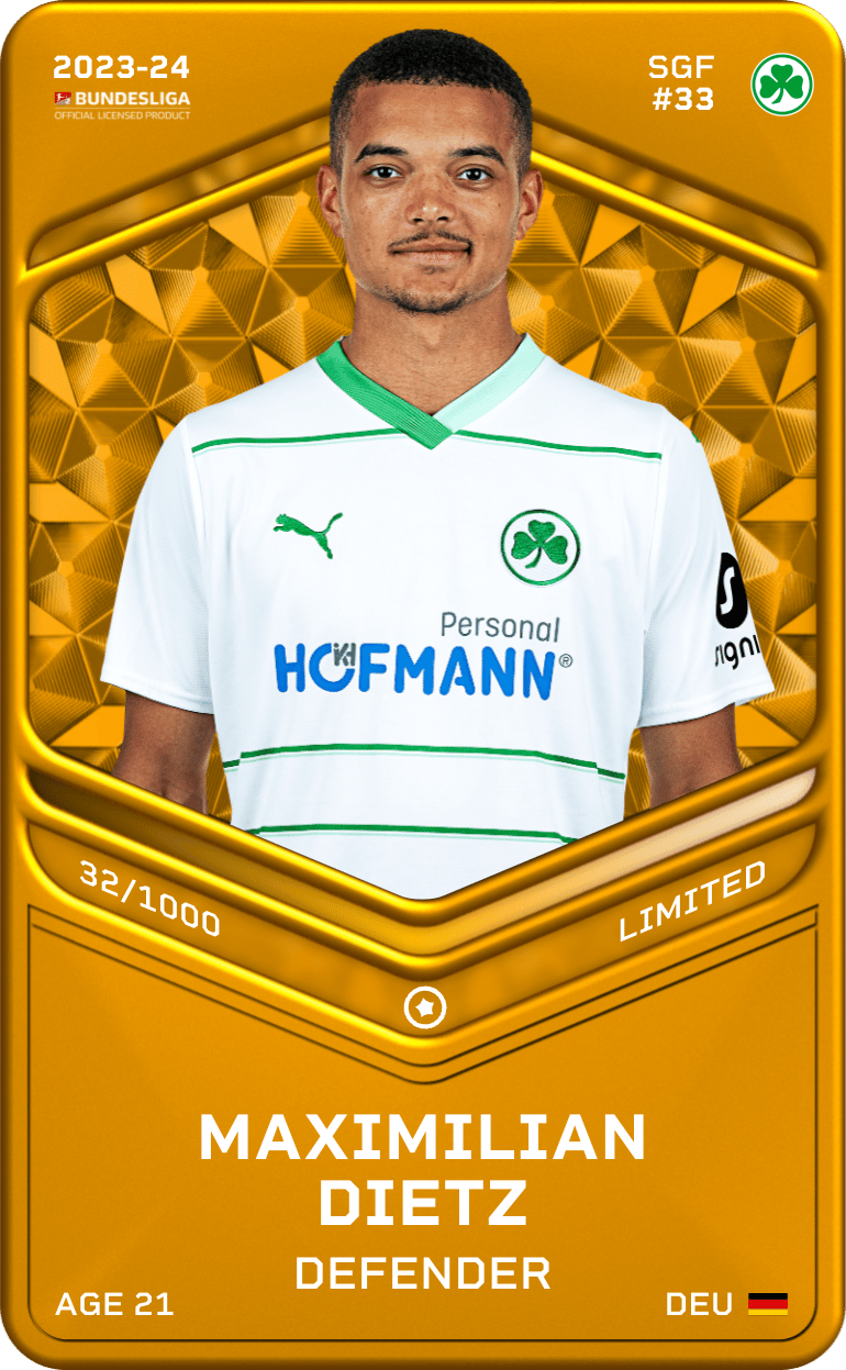 Maximilian Dietz 2023-24 • Limited 32/1000