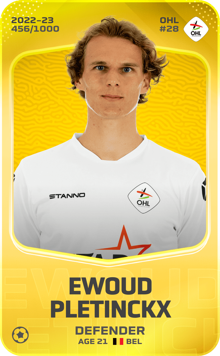Ewoud Pletinckx 2022-23 • Limited 456/1000