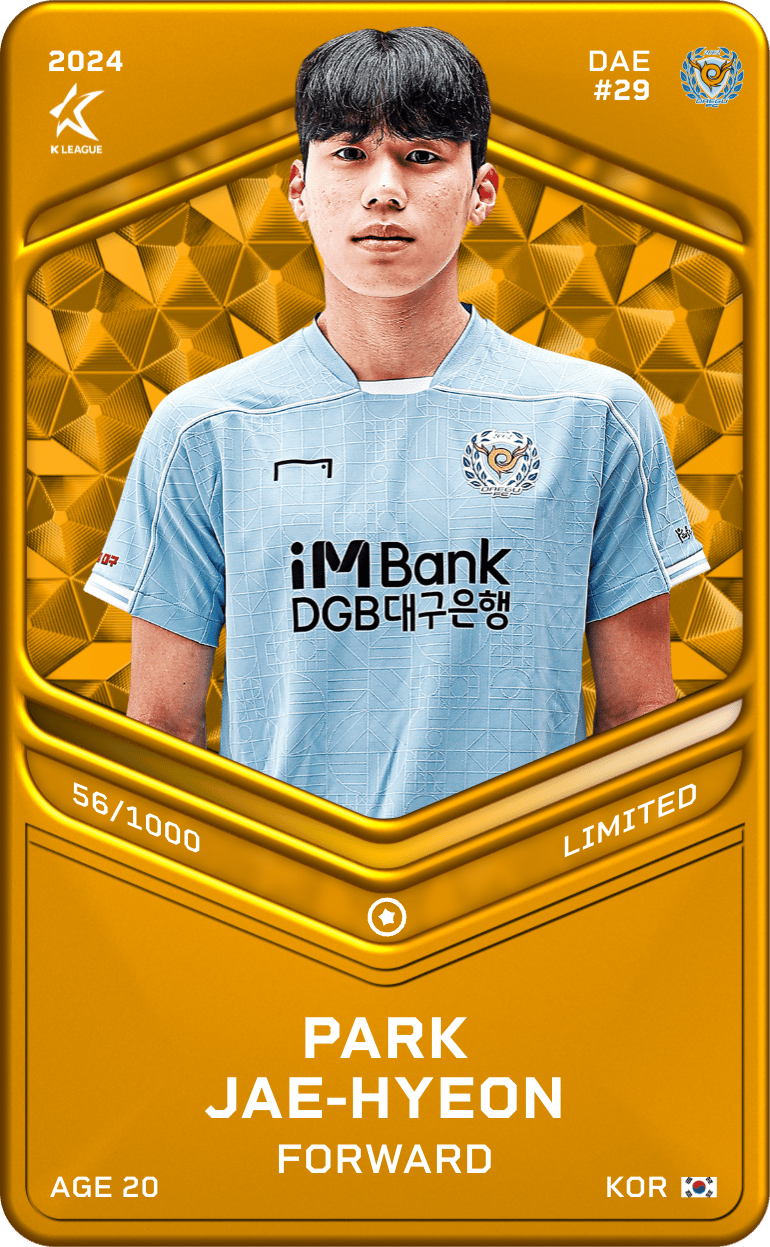 Park Jae-Hyeon 2024-25 • Limited 56/1000