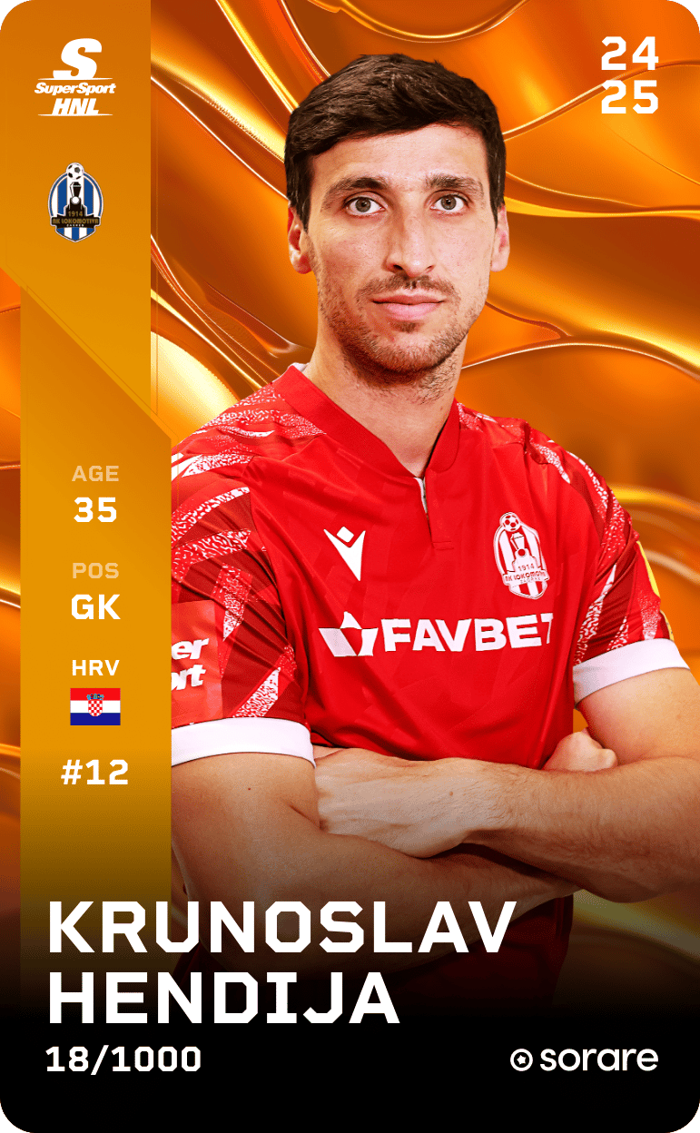 Krunoslav Hendija 2024-25 • Limited 18/1000