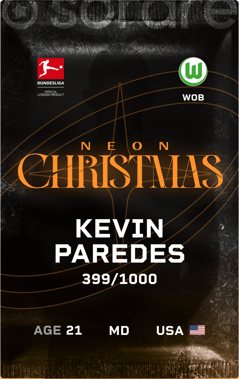 Kevin Paredes 2024-25 • Limited 399/1000
