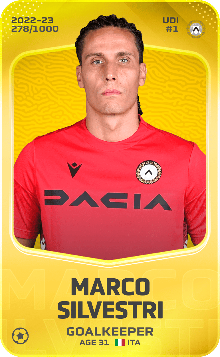 Marco Silvestri 2022-23 • Limited 278/1000