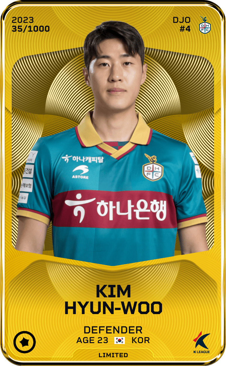 Kim Hyun-Woo 2023-24 • Limited 35/1000