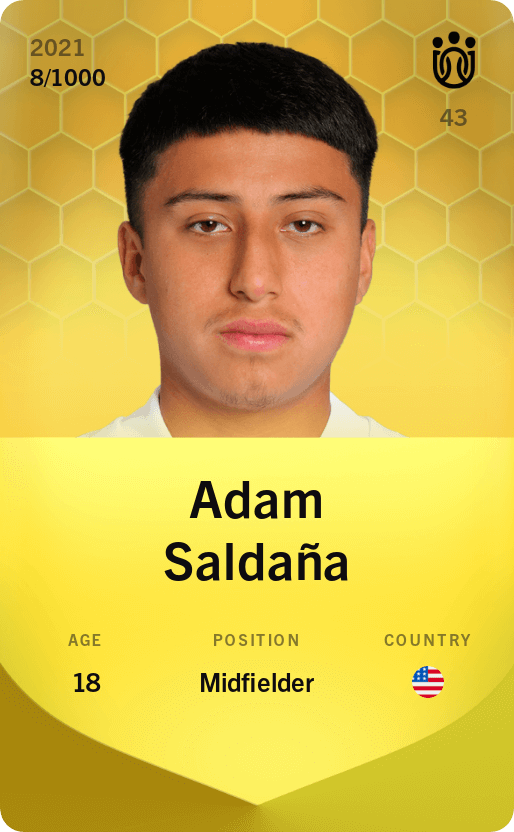 Adam Saldaña 2021-22 • Limited 8/1000