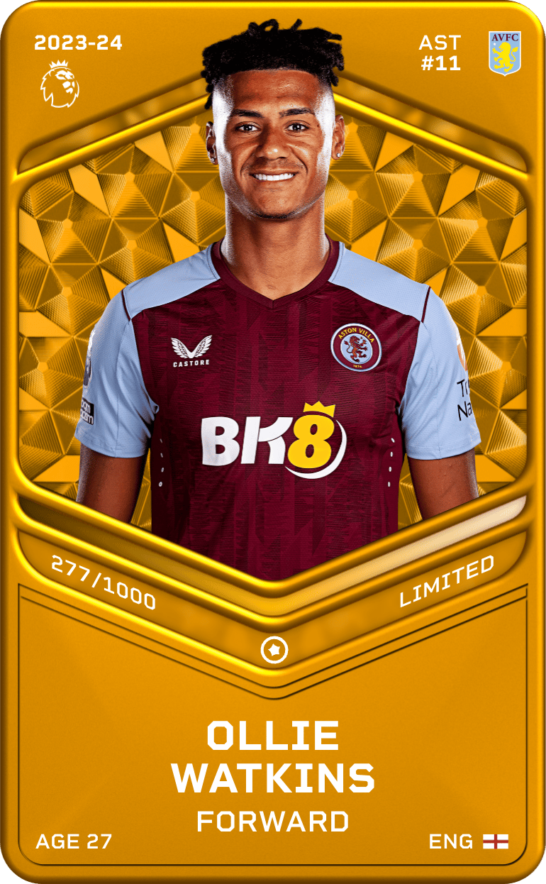 Ollie Watkins 2023-24 • Limited 277/1000