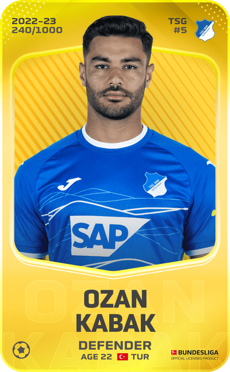 Ozan Kabak 2022-23 • Limited 240/1000