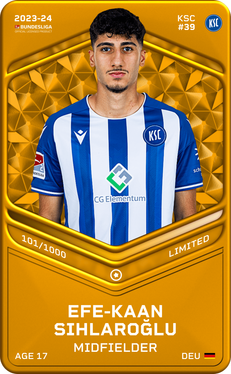 Efe-Kaan Sihlaroğlu 2023-24 • Limited 101/1000