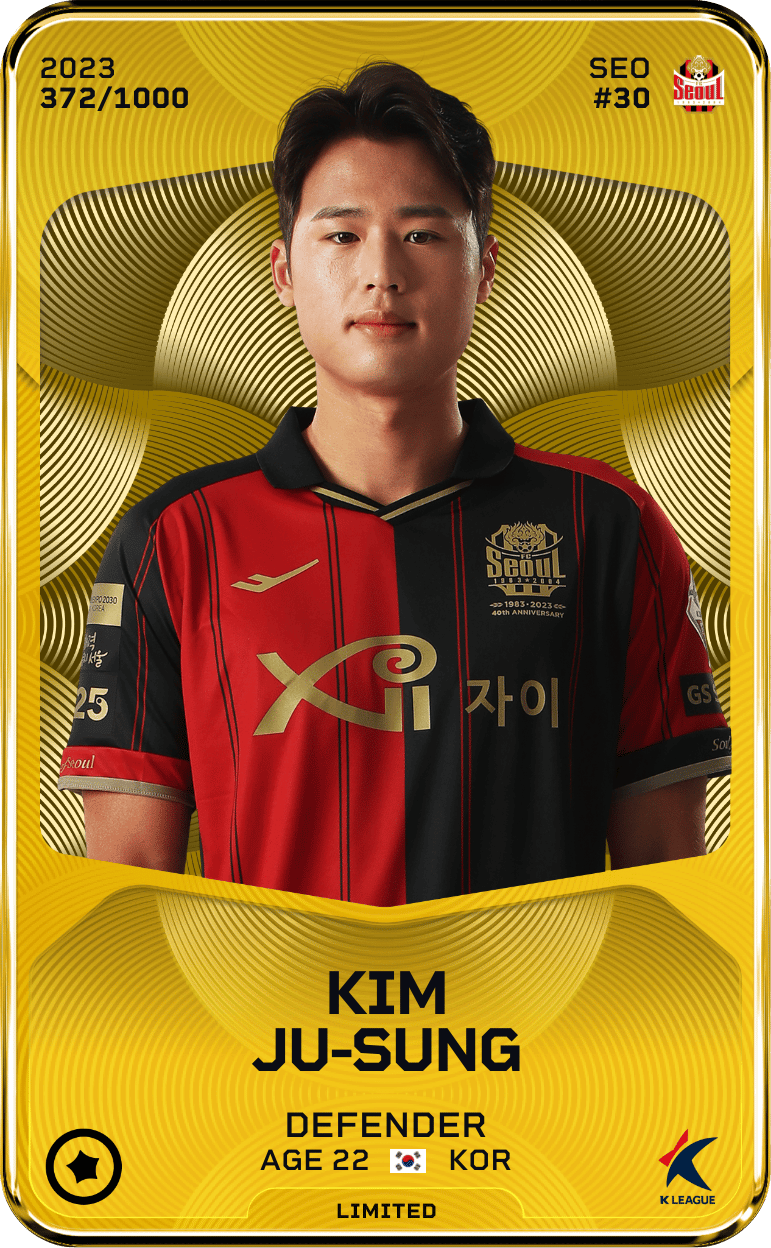 Kim Ju-Sung 2023-24 • Limited 372/1000