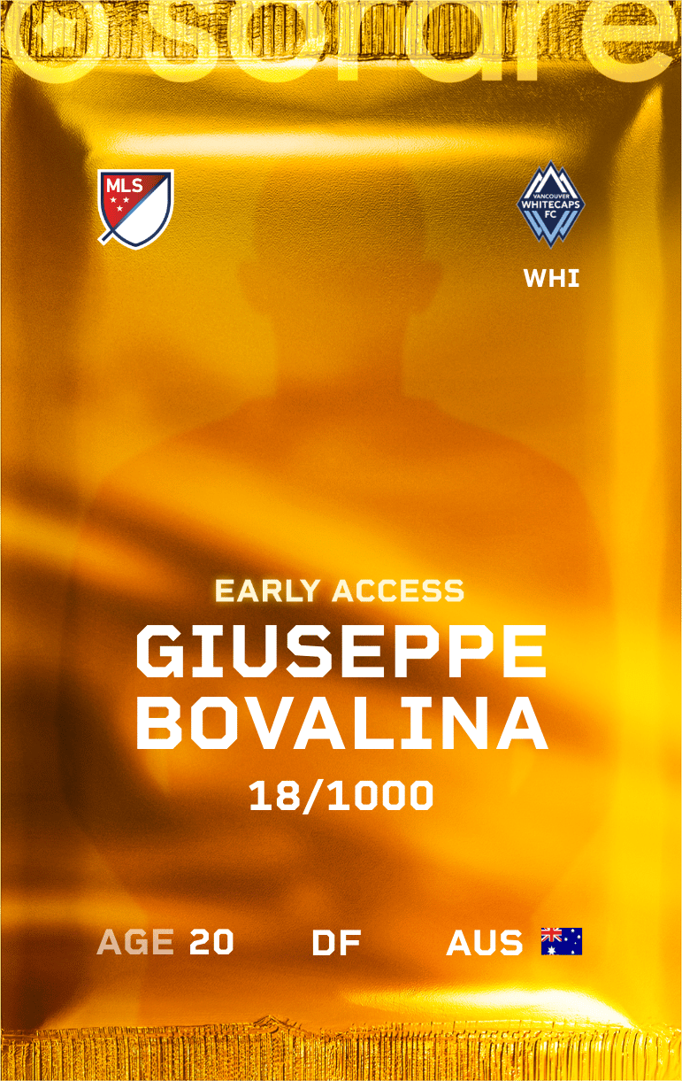 Giuseppe Bovalina 2025-26 • Limited 18/1000
