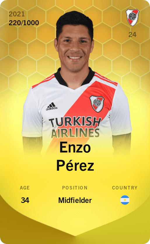 Enzo Pérez 2021-22 • Limited 220/1000