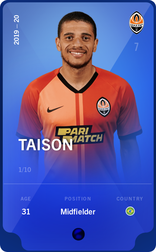Sorare - Sorare Official - Taison 2019-20 • Super Rare 1/10 - NFT # 109616387779502813388055584902331956758641688537180044152230248862995302802340