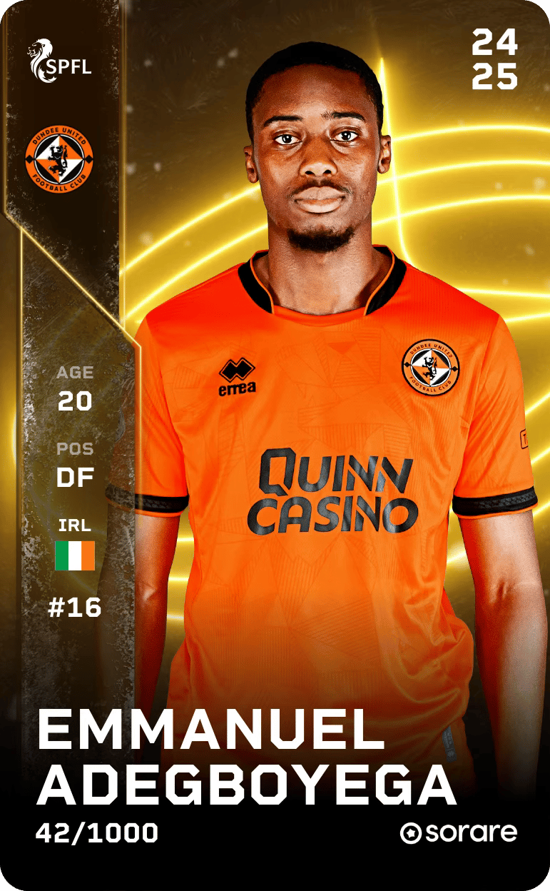 Emmanuel Adegboyega 2024-25 • Limited 42/1000