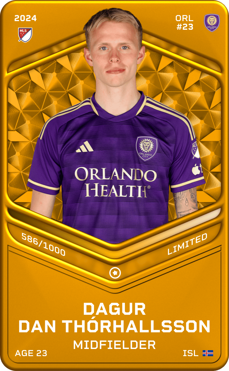 Dagur Dan      Thórhallson 2024-25 • Limited 586/1000