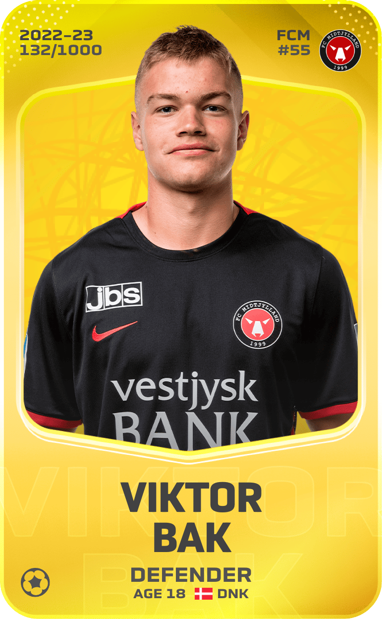Viktor Bak 2022-23 • Limited 132/1000
