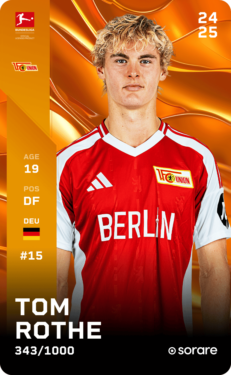 Tom Rothe 2024-25 • Limited 343/1000