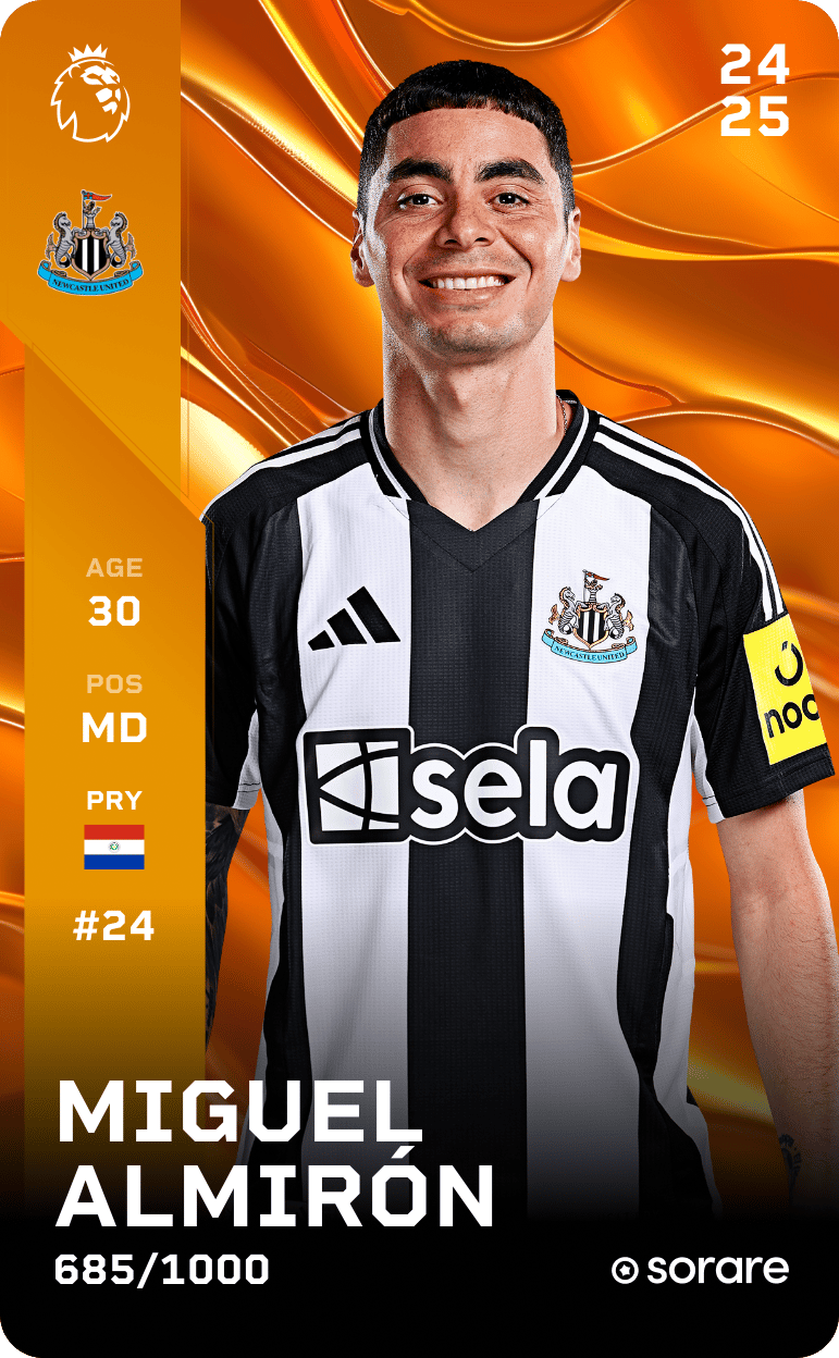 Miguel Almirón 2024-25 • Limited 685/1000