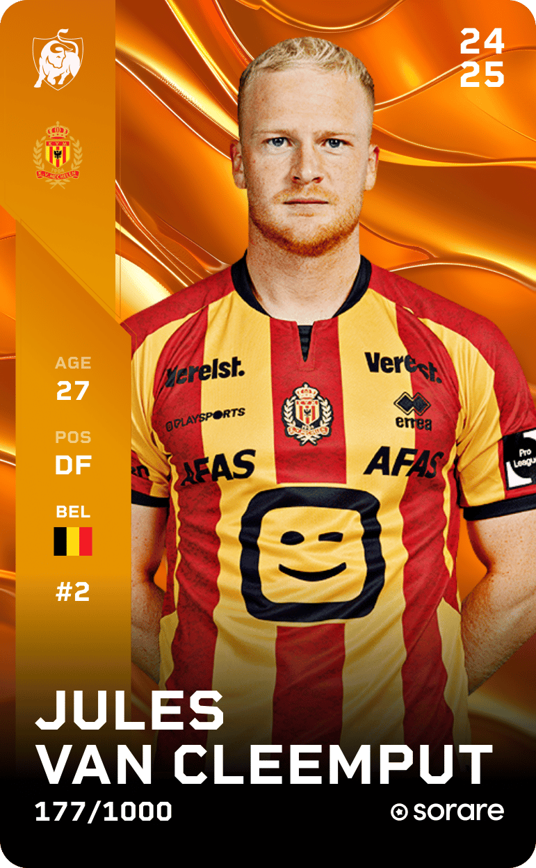 Jules Van Cleemput 2024-25 • Limited 177/1000