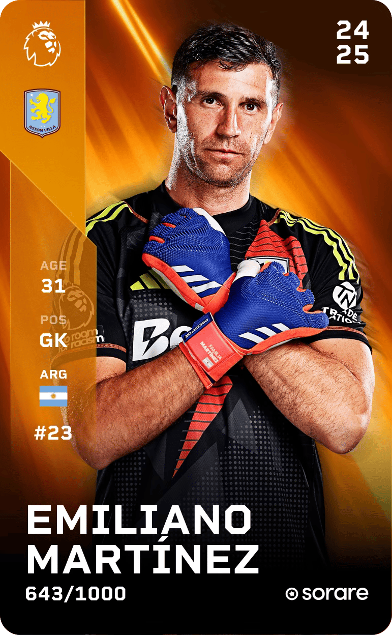 Emiliano Martínez 2024-25 • Limited 643/1000