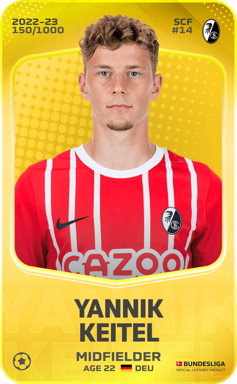 Yannik Keitel 2022-23 • Limited 150/1000