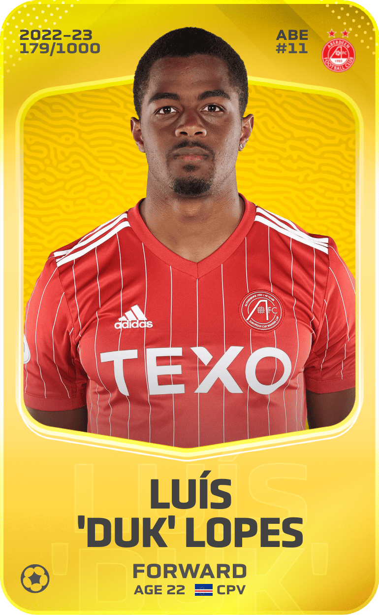 Luís 'Duk' Lopes 2022-23 • Limited 179/1000