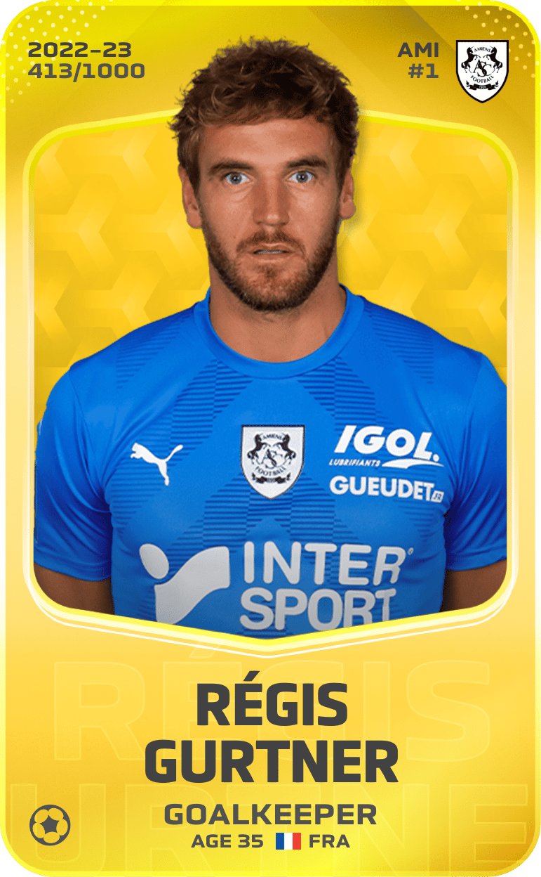 Régis Gurtner 2022-23 • Limited 413/1000