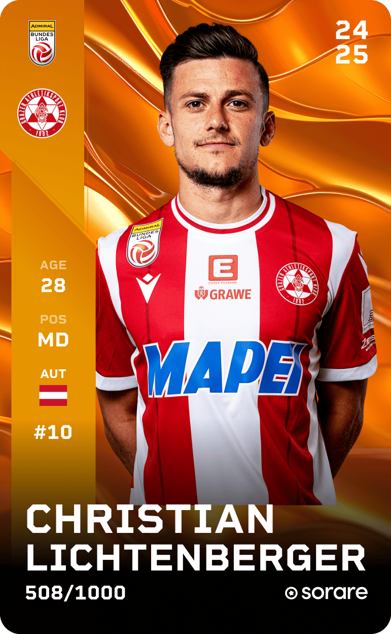 Christian Lichtenberger 2024-25 • Limited 508/1000