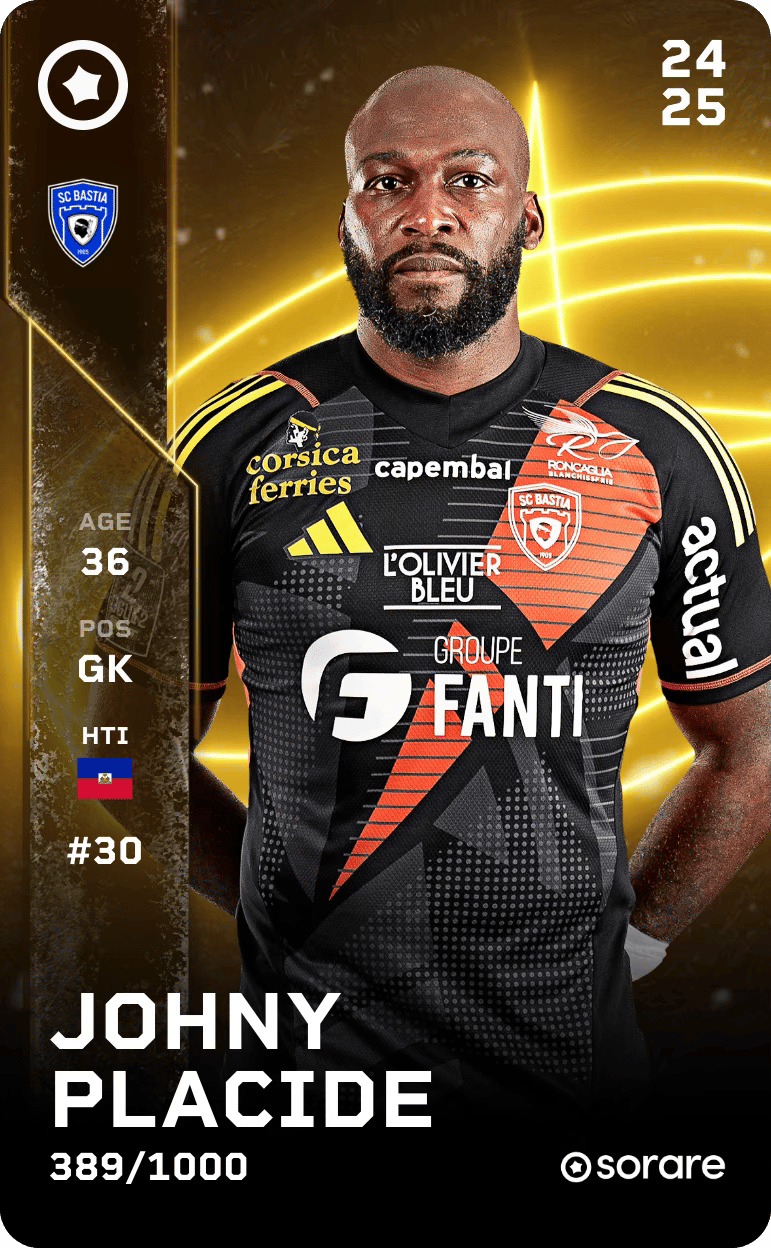 Johny Placide 2024-25 • Limited 389/1000