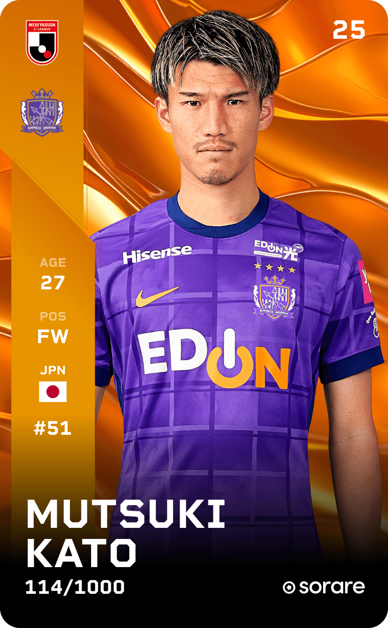 Mutsuki Kato 2025-26 • Limited 114/1000