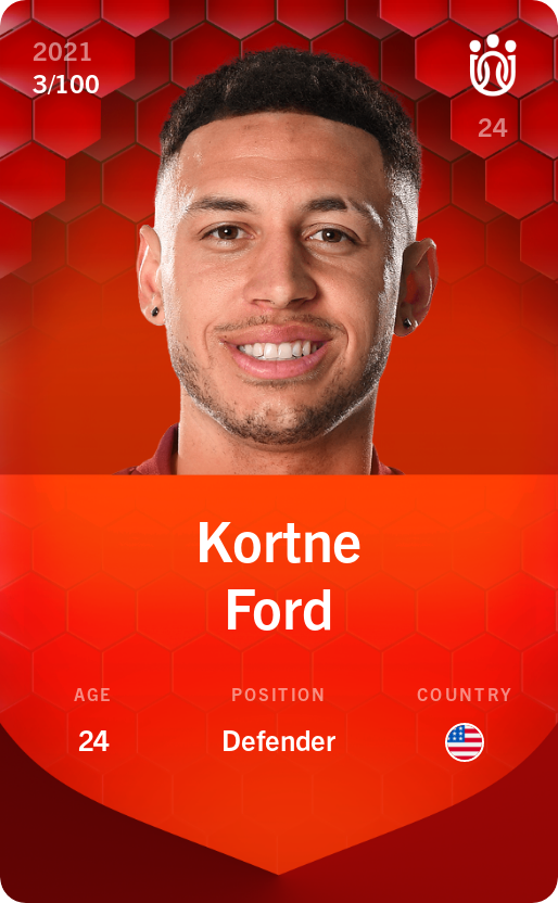 Sorare - Sorare Official - Kortne Ford 2021-22 • Rare 3/100 - NFT # 7352309651972221889064977816022216476239724463840686804284802571314527562688