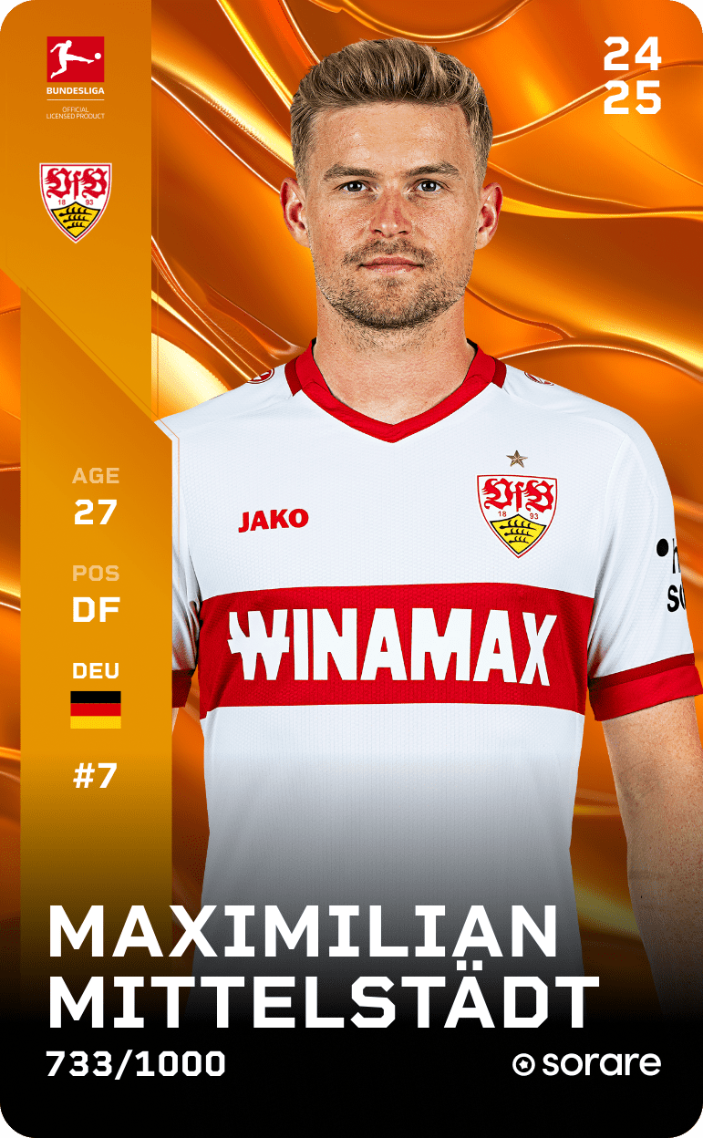 Maximilian Mittelstädt 2024-25 • Limited 733/1000