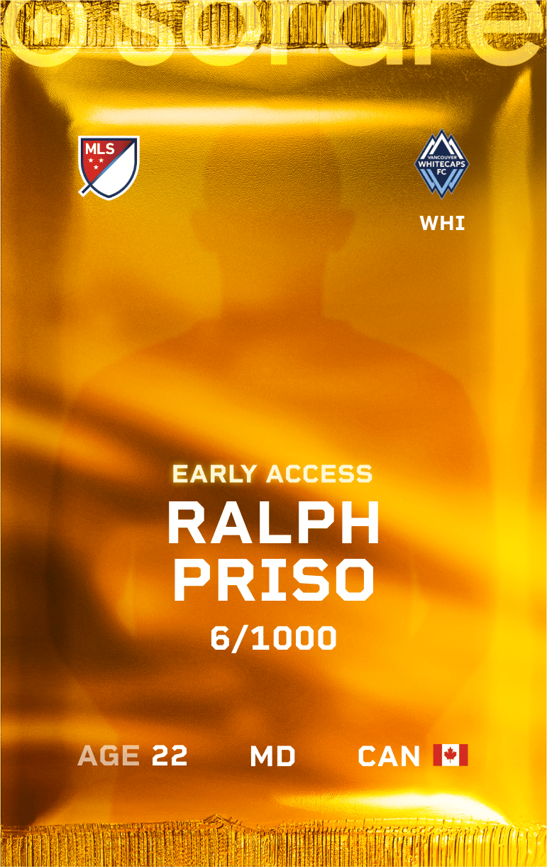 Ralph Priso 2025-26 • Limited 6/1000