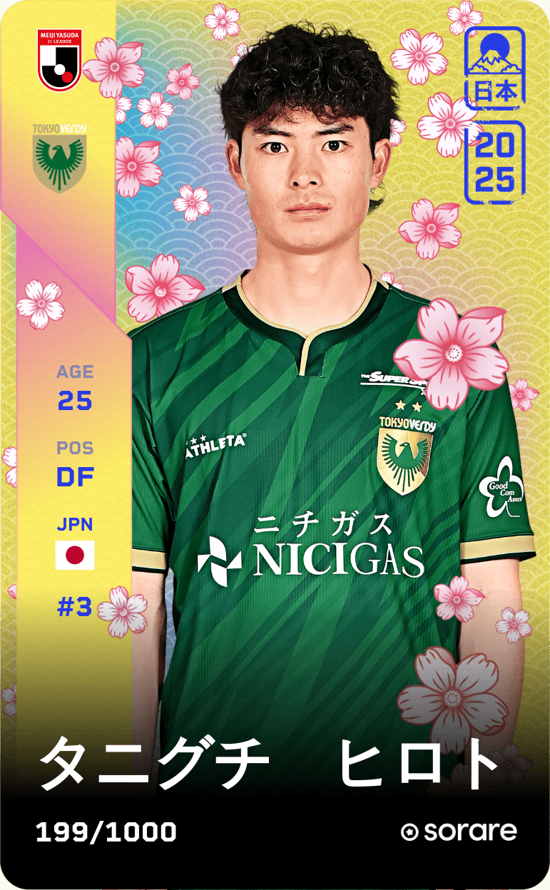Hiroto Taniguchi 2025-26 • Limited 199/1000