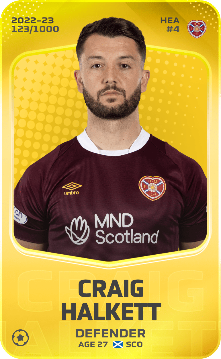 Craig Halkett 2022-23 • Limited 123/1000
