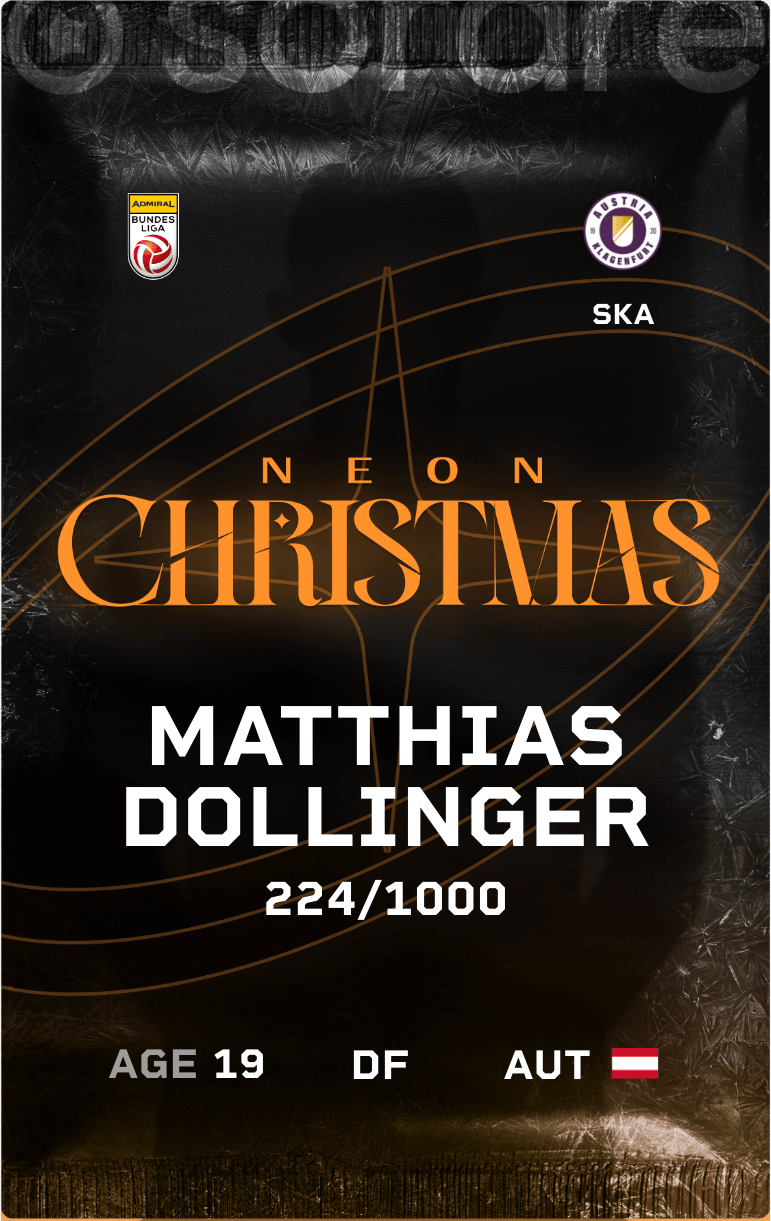 Matthias Dollinger 2024-25 • Limited 224/1000