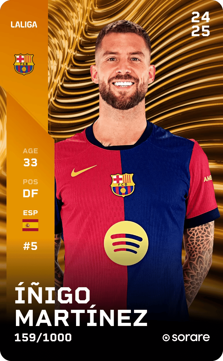 Íñigo Martínez 2024-25 • Limited 159/1000