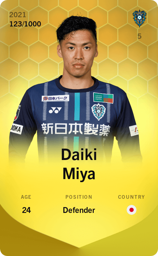Daiki Miya 2021-22 • Limited 123/1000