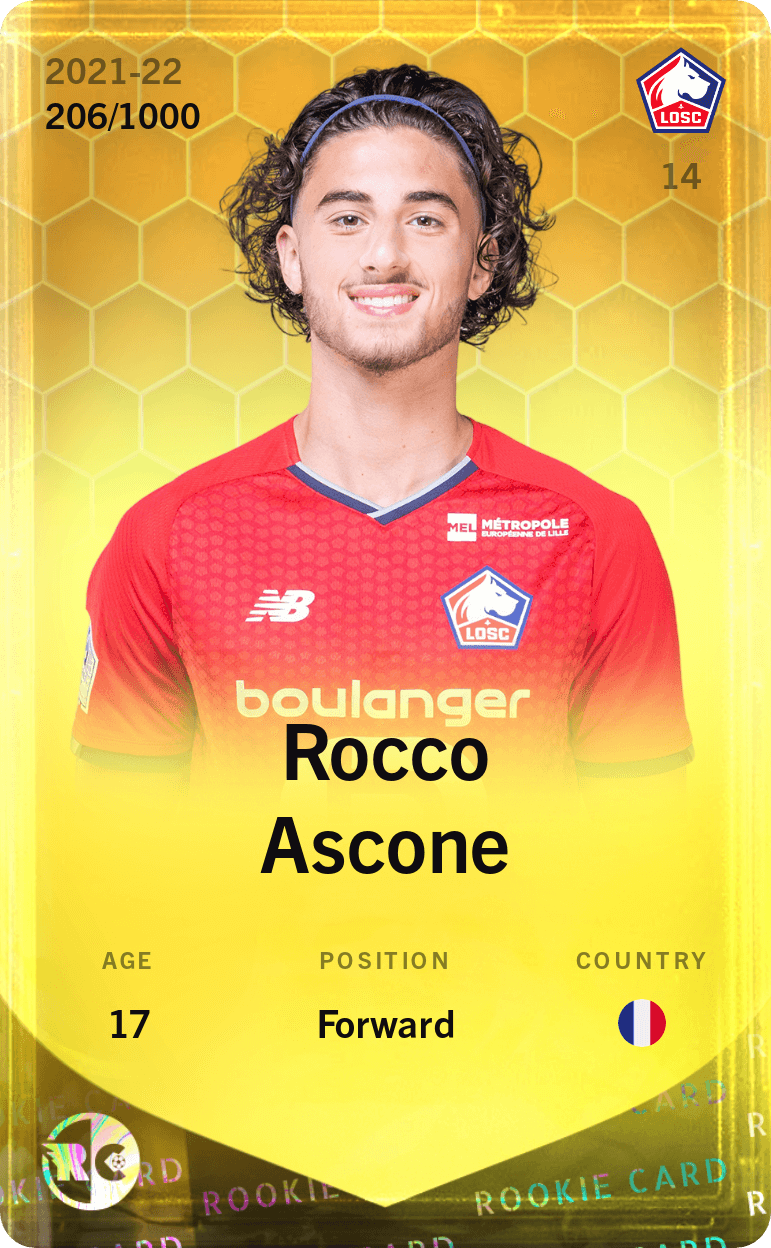 Rocco Ascone 2021-22 • Limited 206/1000