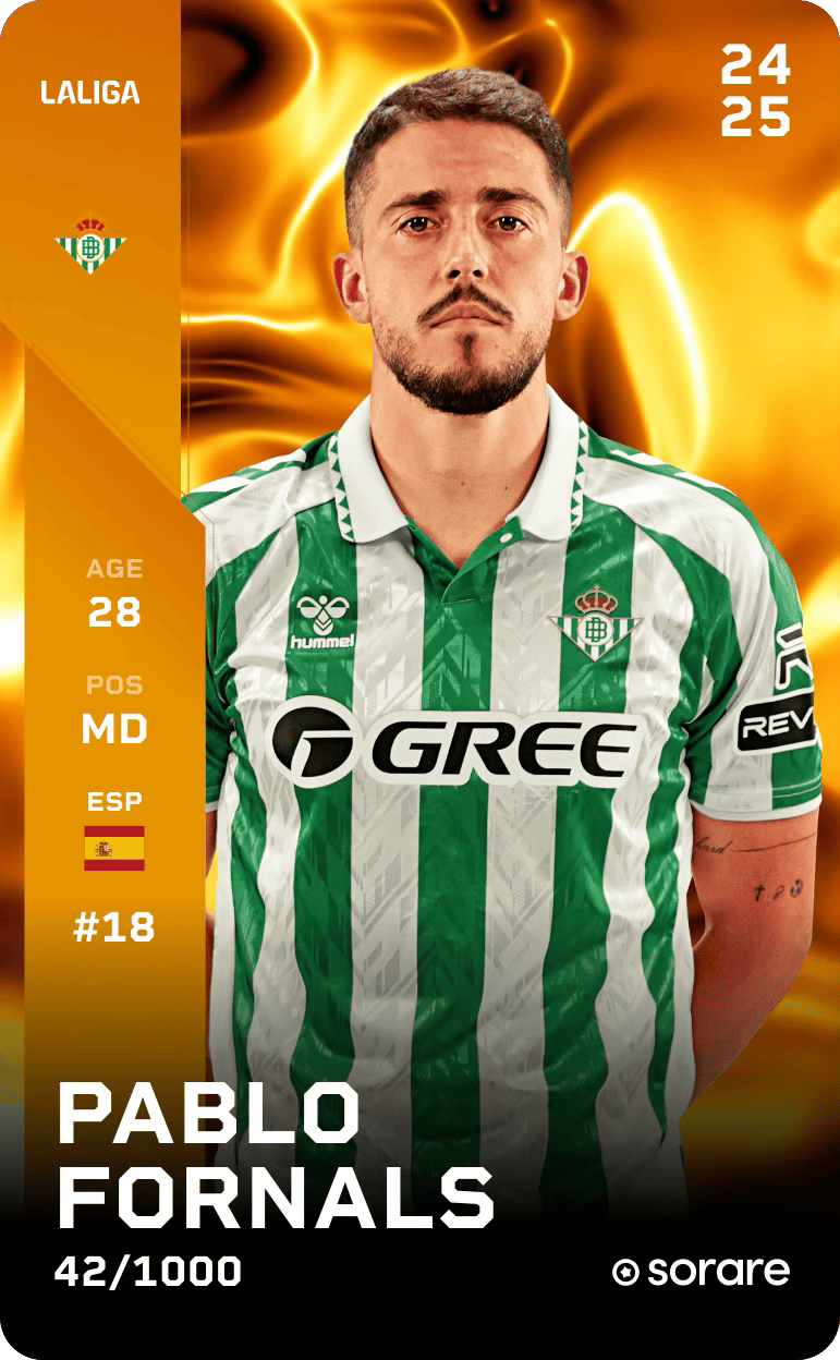 Pablo Fornals 2024-25 • Limited 42/1000