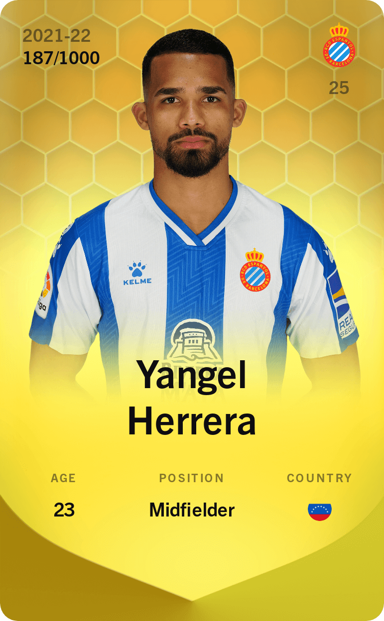Yangel Herrera 2021-22 • Limited 187/1000