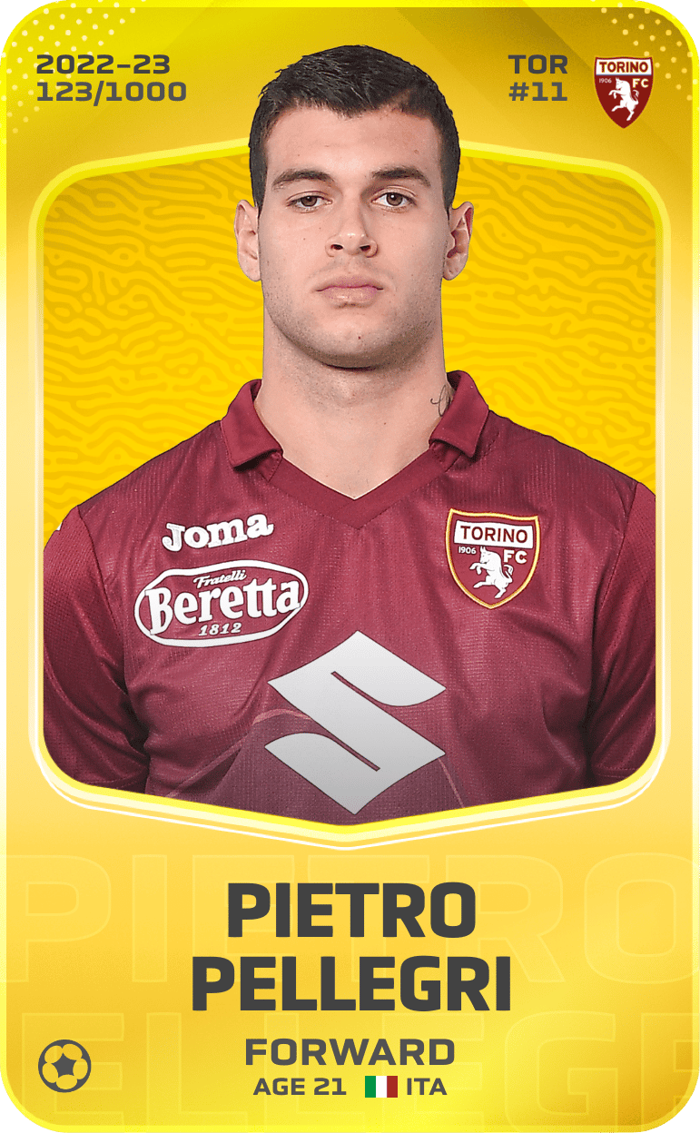 Pietro Pellegri 2022-23 • Limited 123/1000