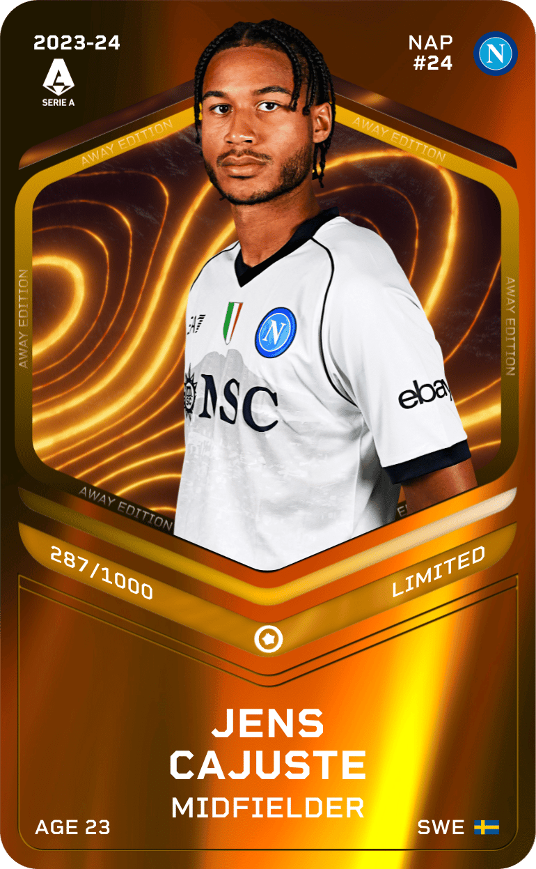 Jens Cajuste 2023-24 • Limited 287/1000