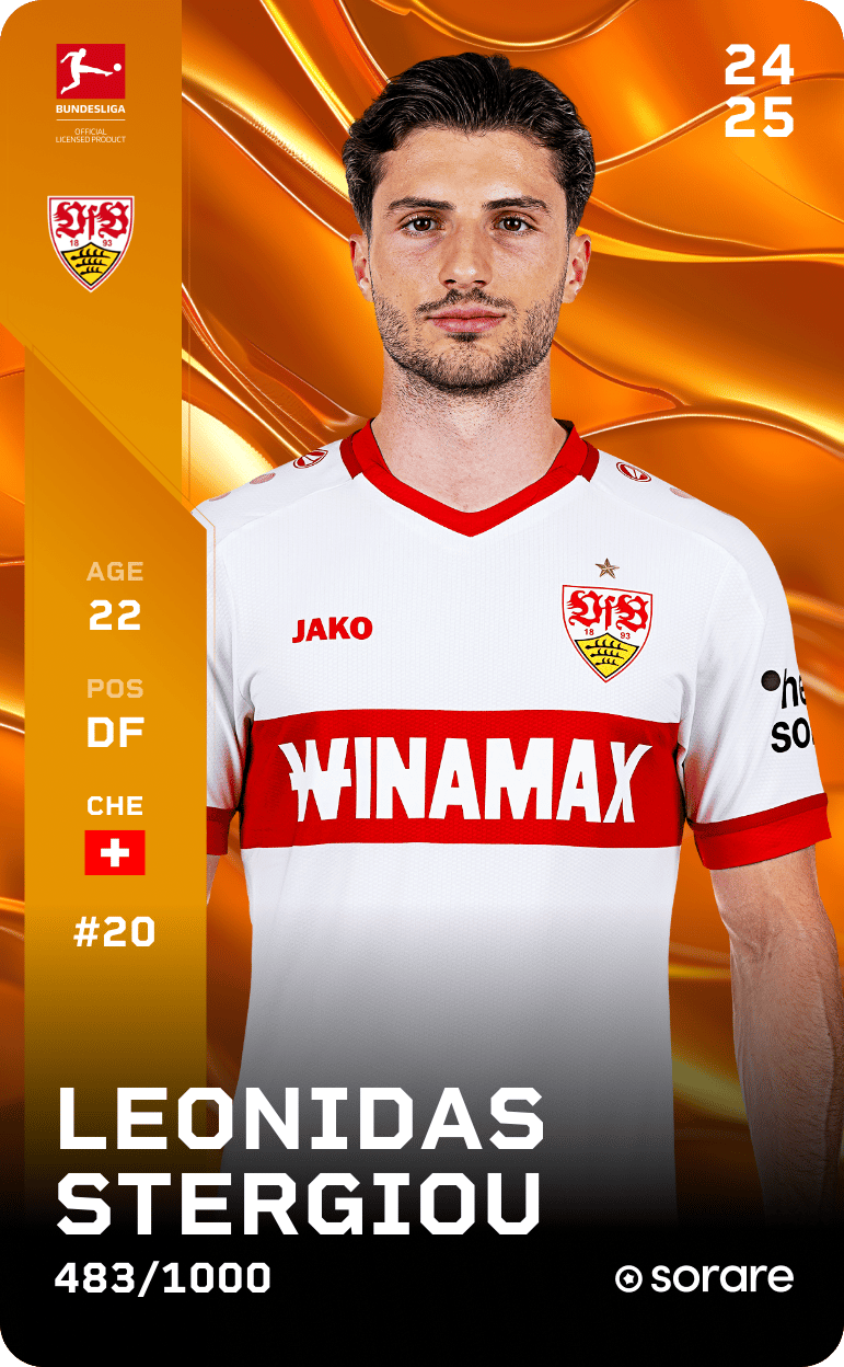 Leonidas Stergiou 2024-25 • Limited 483/1000