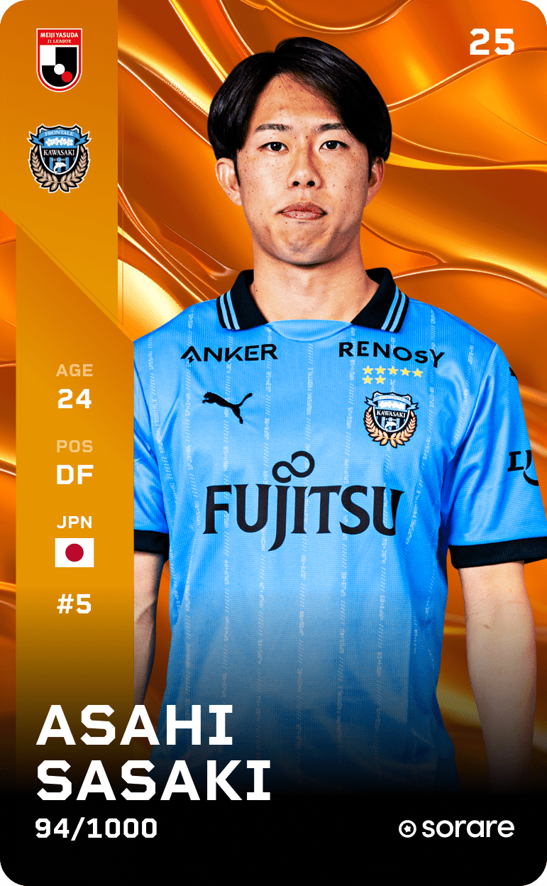 Asahi Sasaki 2025-26 • Limited 94/1000